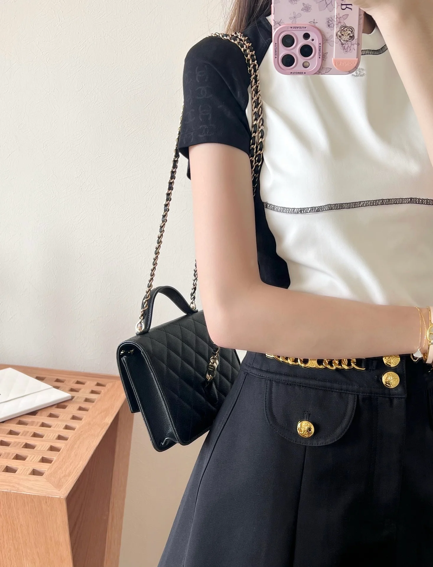 Рюкзак Chanel 25c Mailman - черный