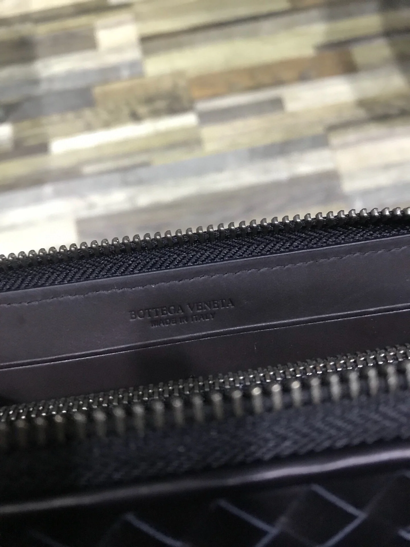 BV 拉链长夹-意大利原厂胎牛皮