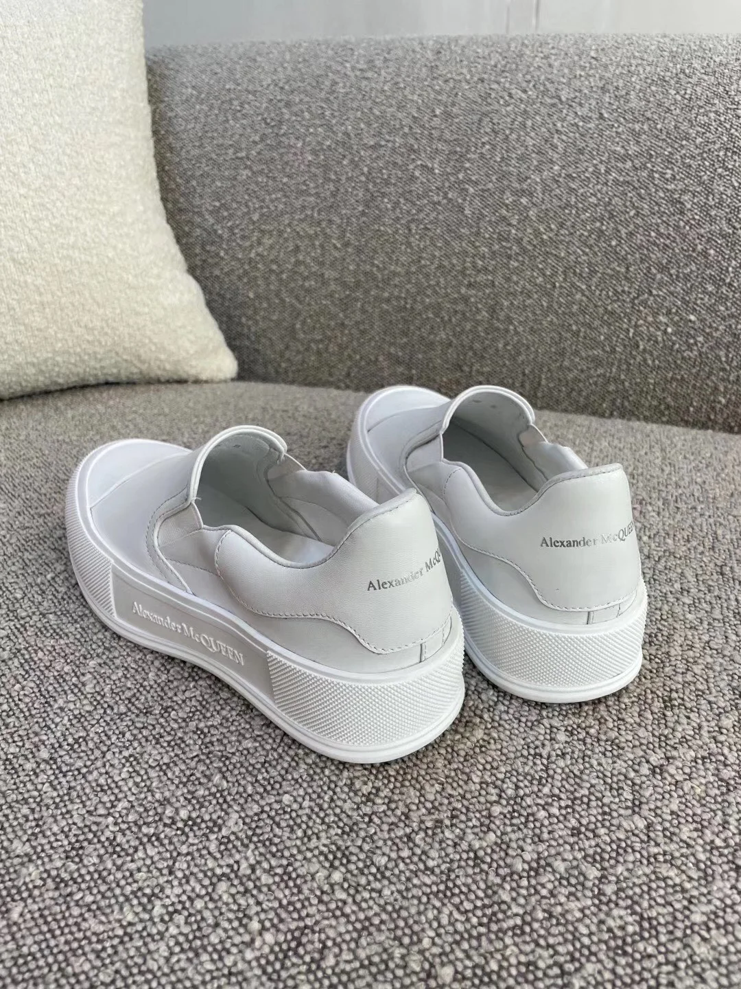 McQueen - Белые кроссовки - Лоферы