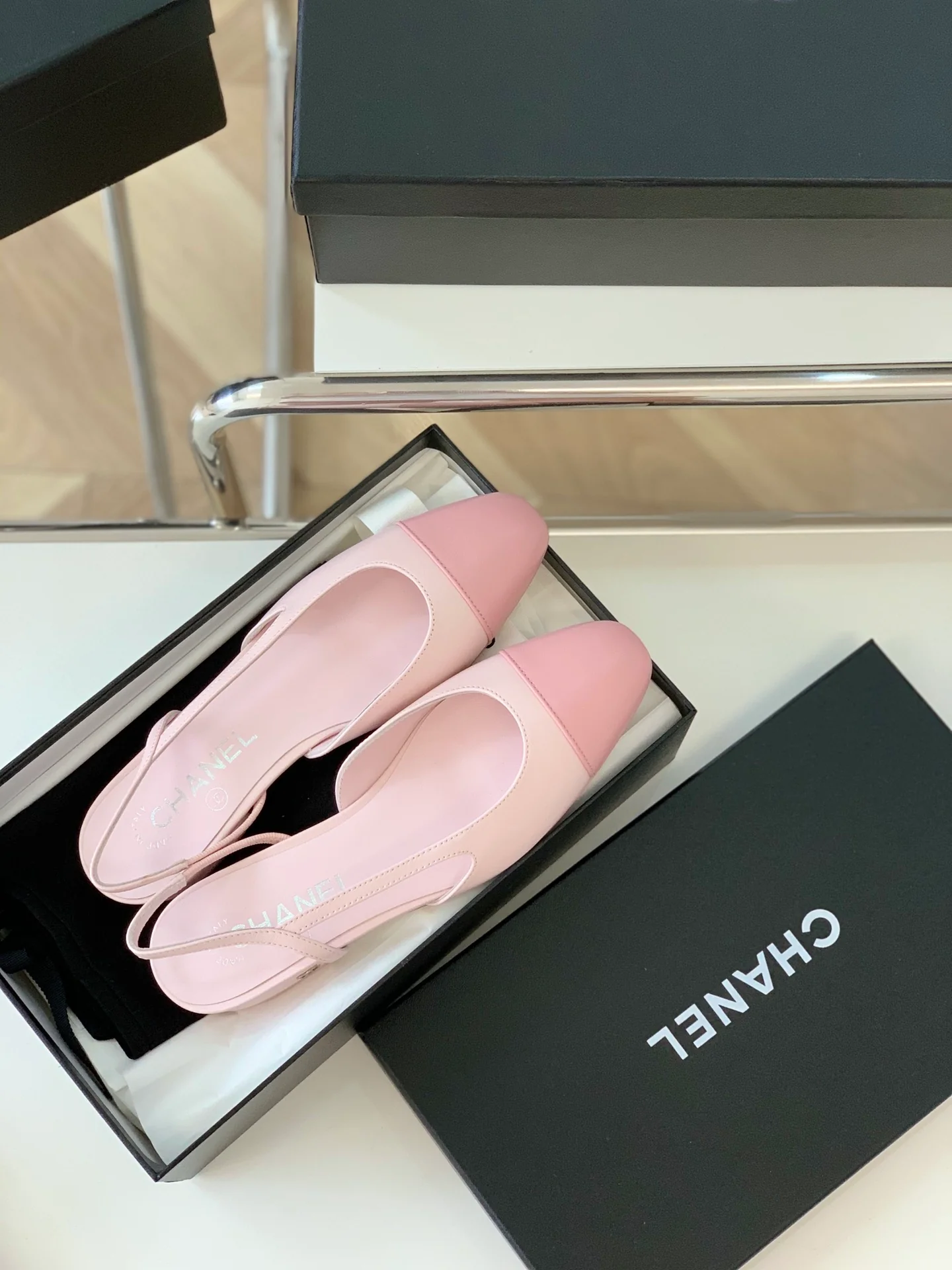Chanel - Балетки с открытой пяткой