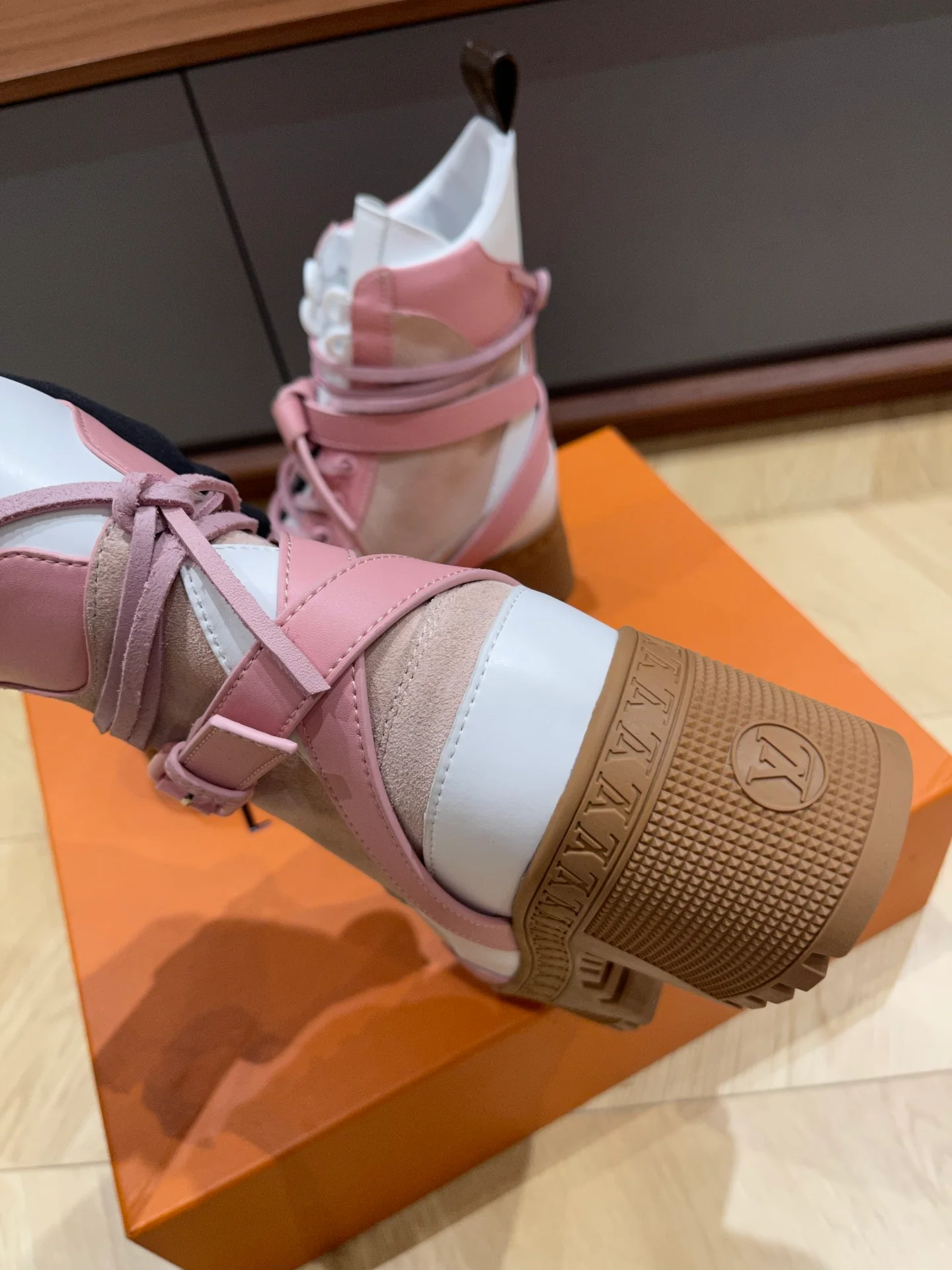 LV-2024 - Повседневные ботинки - Розовые