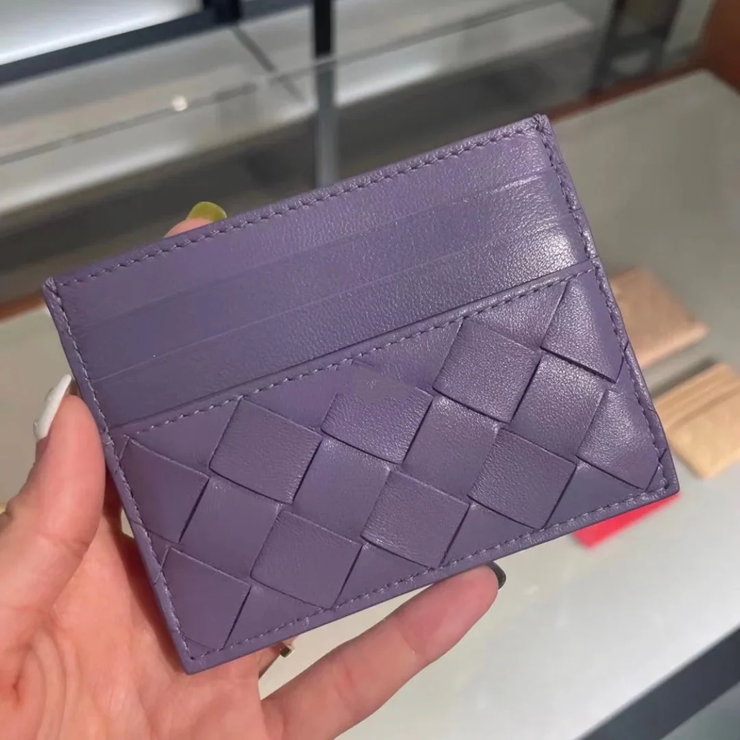 BV-扁身小格 卡夹 熏衣草紫