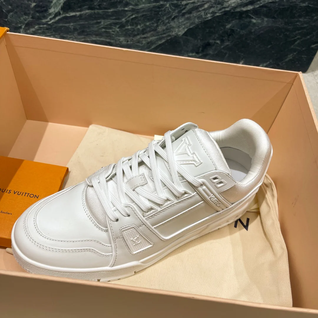 LV - Кожаные кроссовки - Повседневная обувь - Мужские - 3