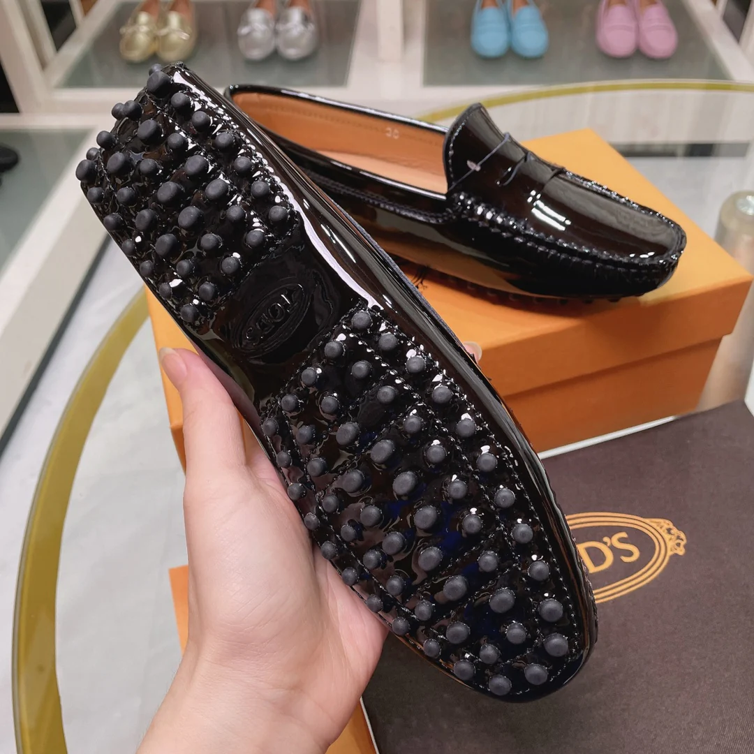 Лоферы Tods из лакированной кожи - туфли без шнурков - 2 шт.