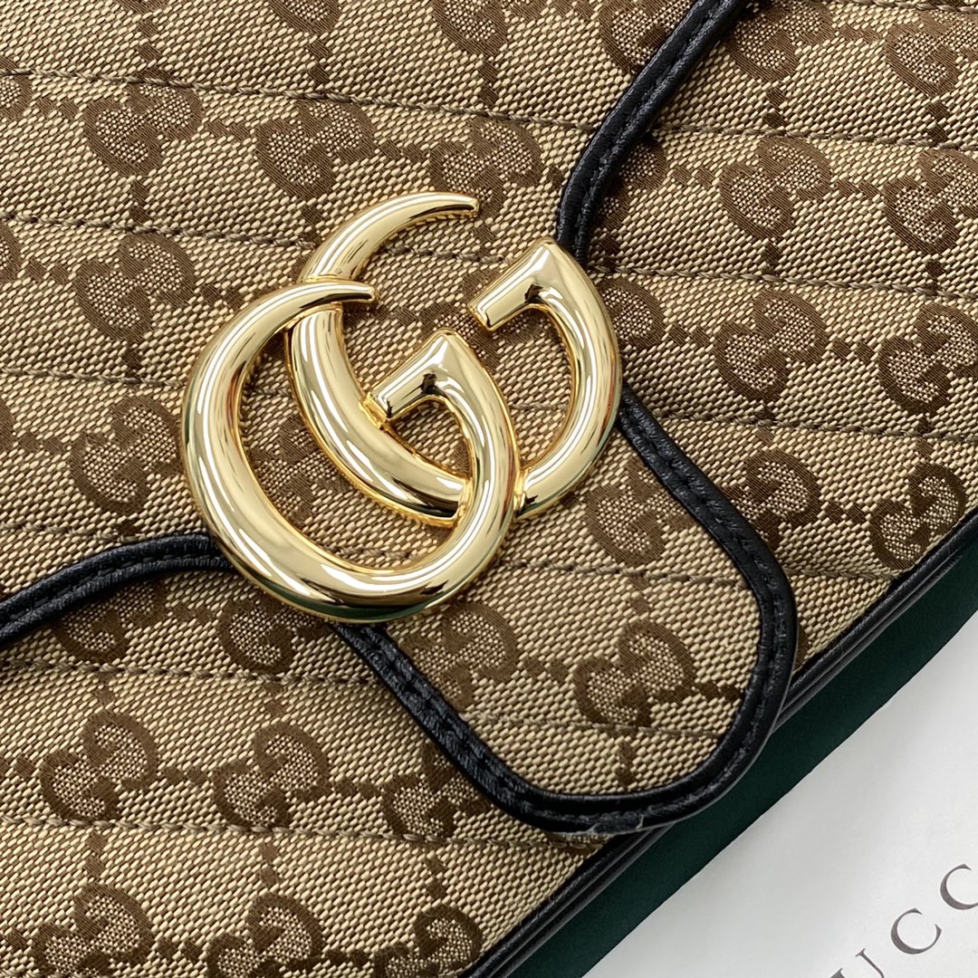 Gucci Marmont Medium 26cm Canvas Monogram