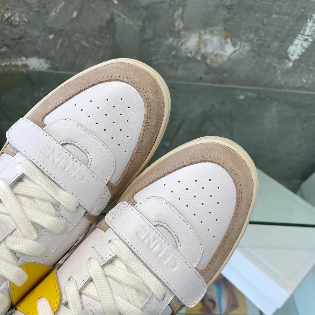 Спортивные повседневные высокие кроссовки Celine в стиле ?колор-блок?