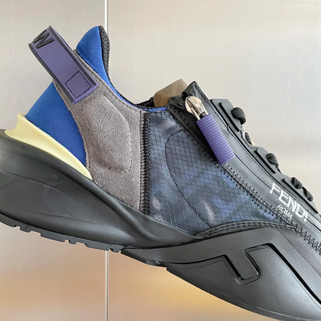 Fendi - Повседневные кроссовки - Серо-голубые