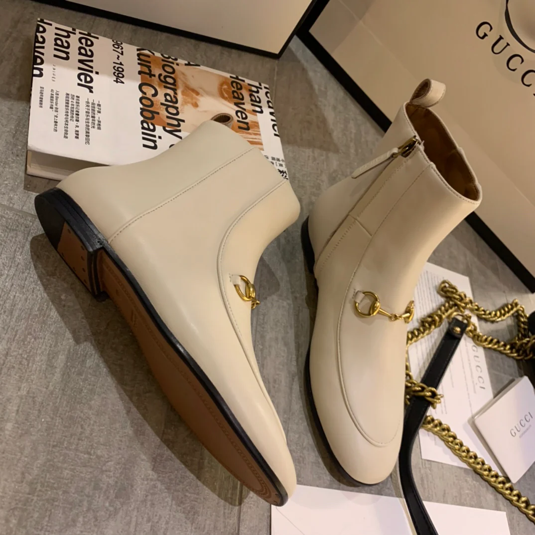 Ботильоны Gucci Street с пряжкой - 1