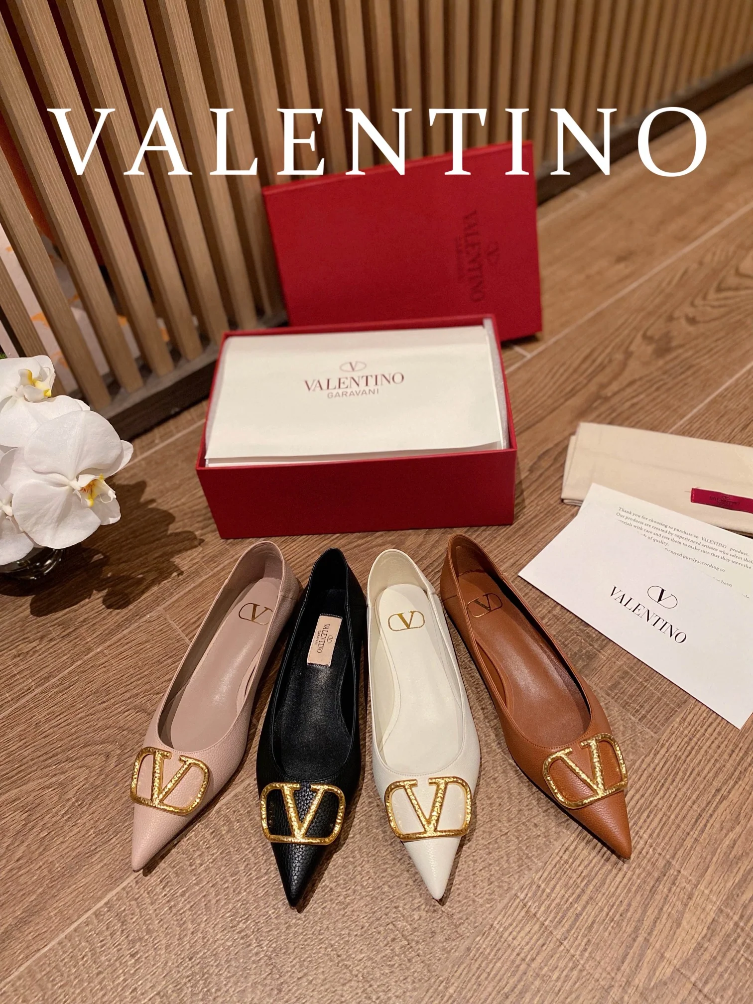 Балетки и сандалии Valentino - изображение из коллекции