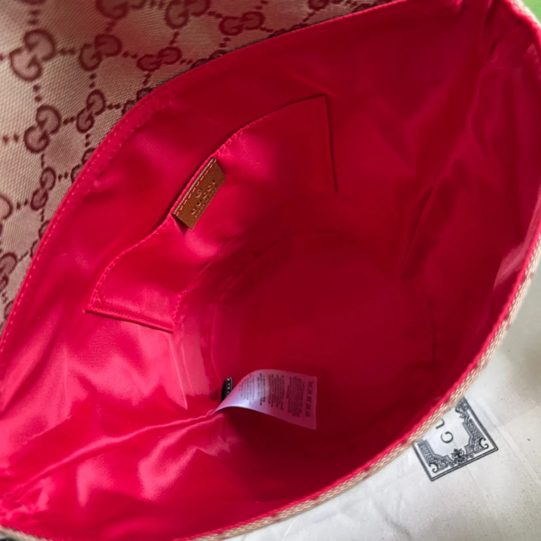 Рюкзак-ведро Gucci Ophidia, 24x27x11 см, коричневый холст.