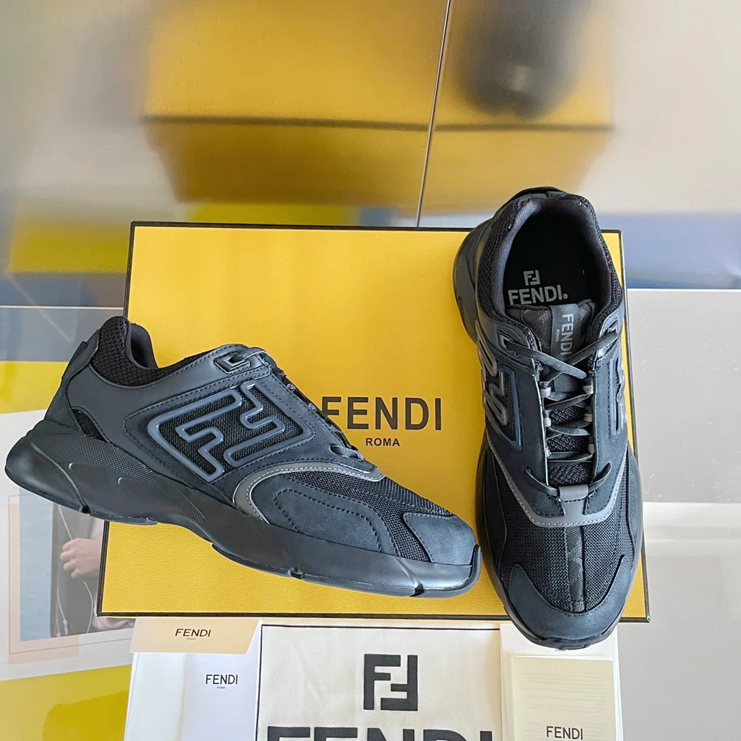 Кроссовки Fendi - Парные - Черные