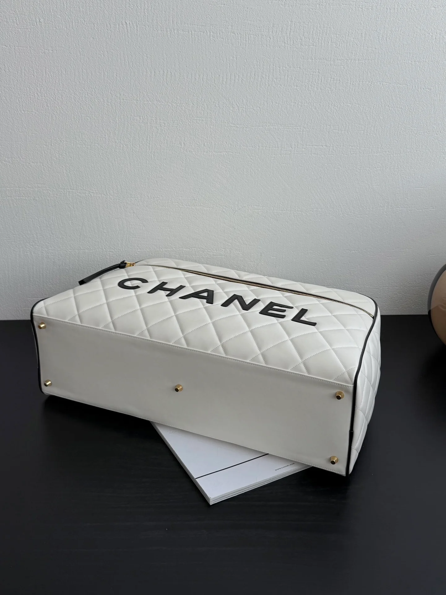 Сумка для переноски шаров для боулинга 25 пенсов - белая.