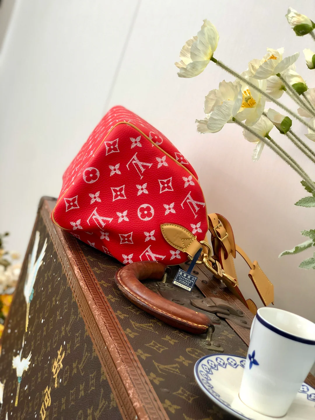 LV-m24425 Национальный флаг - Красный