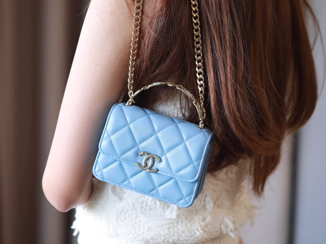 Chanel - в стиле Чжао Луси - Маленькая сумка через плечо - 4