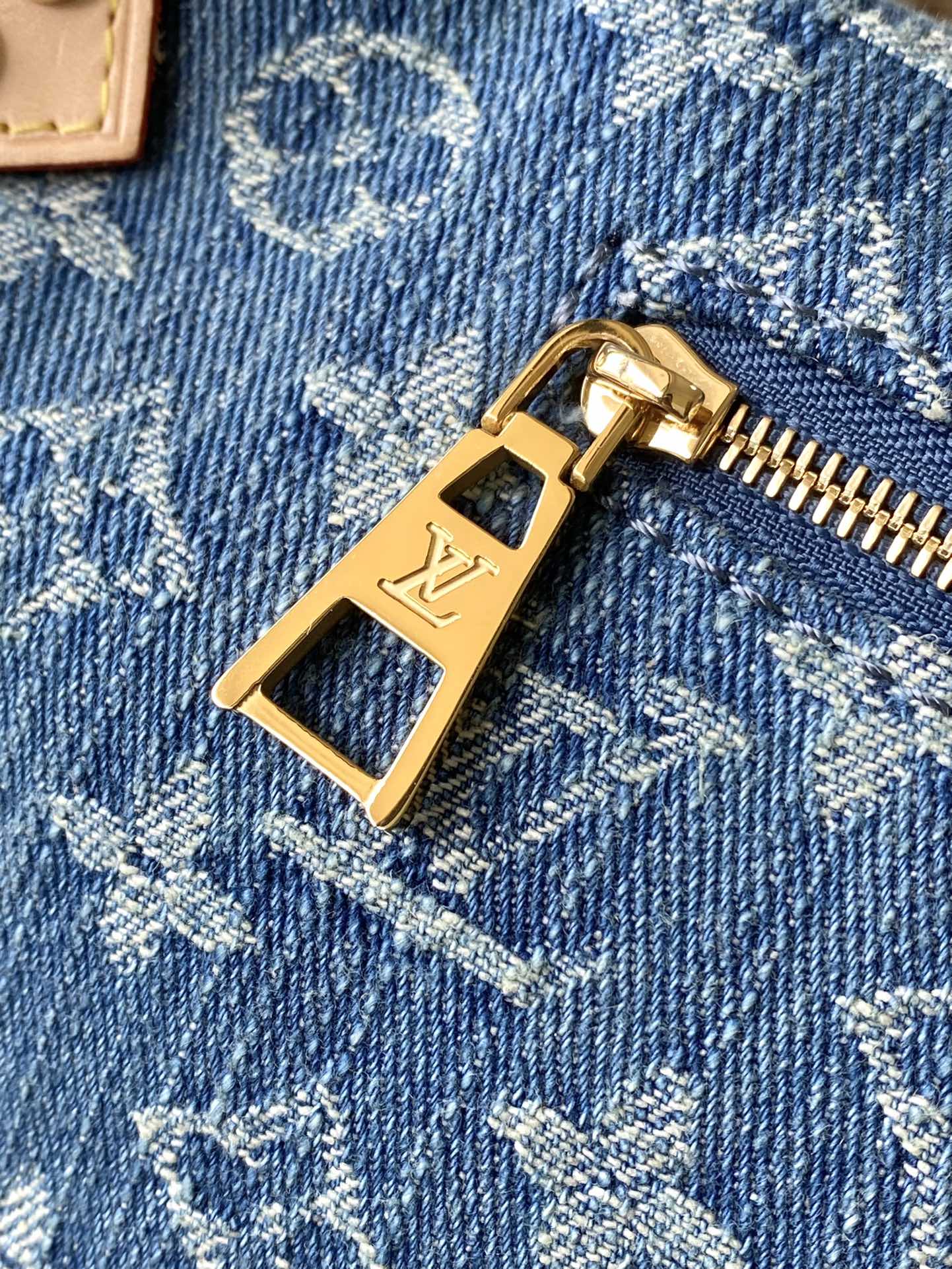 m46837-LV-Поясная сумка с высокой посадкой, джинсовая, синяя