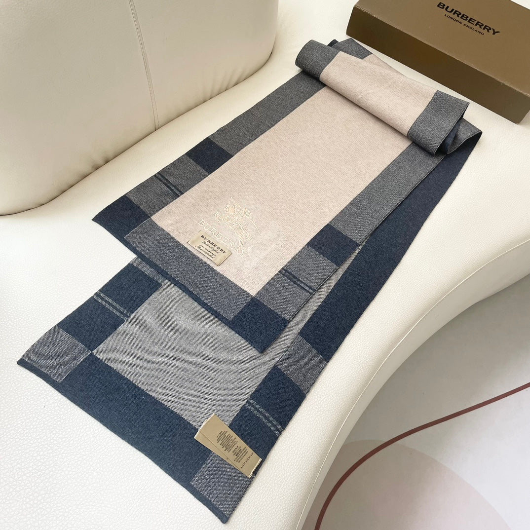 Классический клетчатый шарф Burberry 2024 - 2 шт.