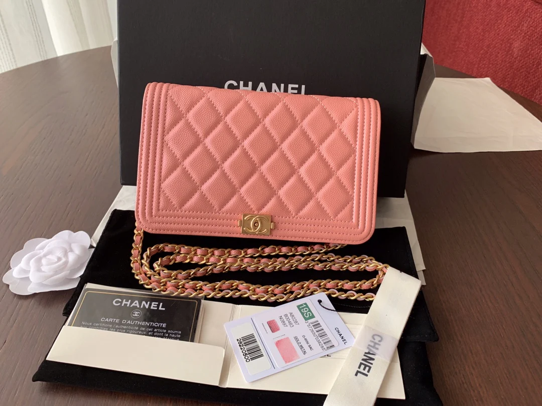 Chanel Boy WOC Pearl Collection - Глянцевая кожа - 2