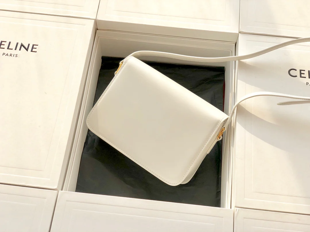 Сумка Celine Triomphe из телячьей кожи - подростковая - 18 - 5 см - 4
