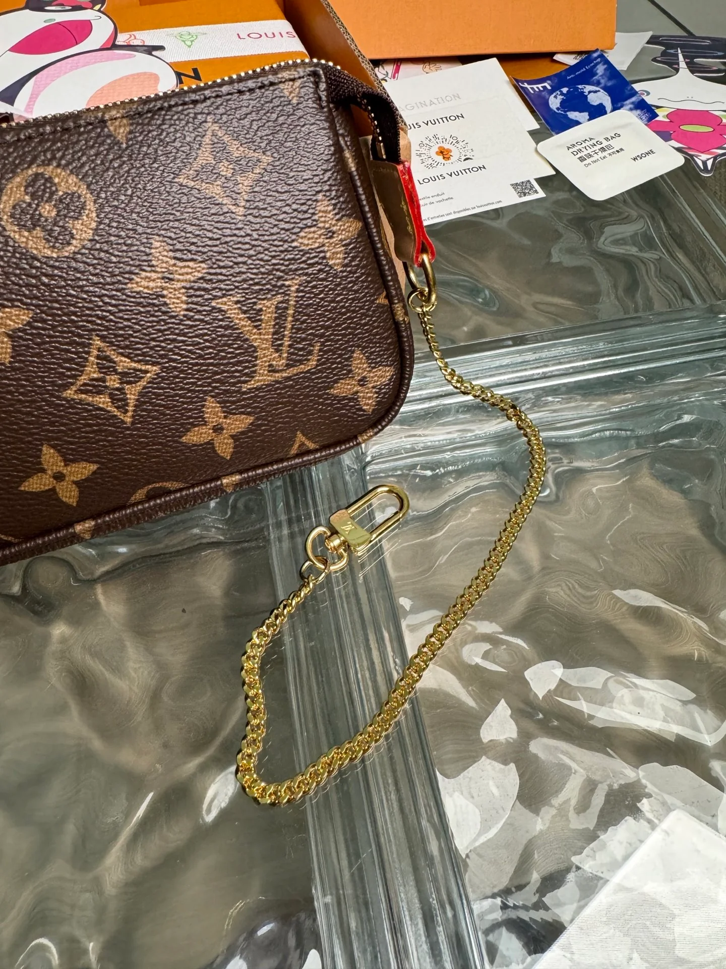 Клатч m58009 - Классический канвас с монограммой