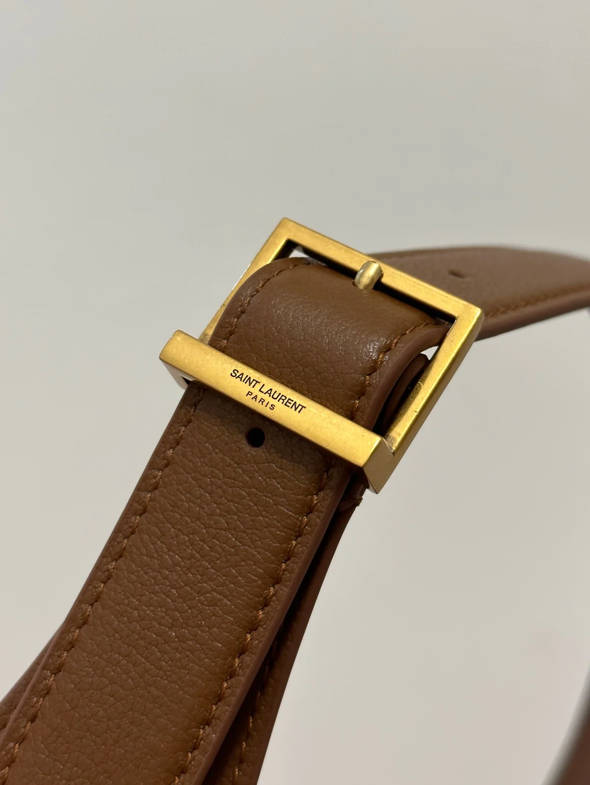 YSL-le-5a7-hobo-underarm bag-caramel brown