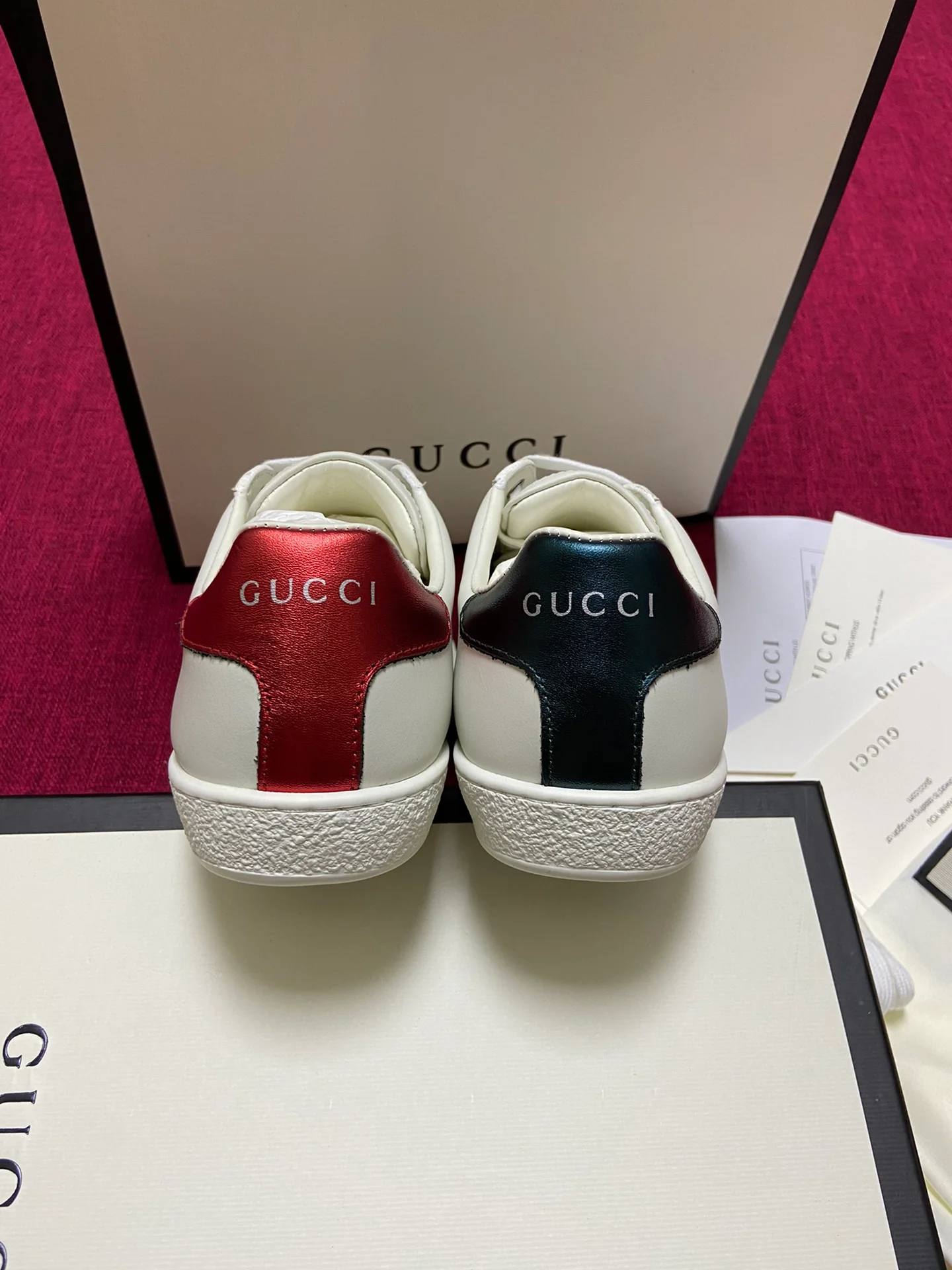 Gucci - Белые кроссовки - Кроссовки - Повседневная обувь - 8