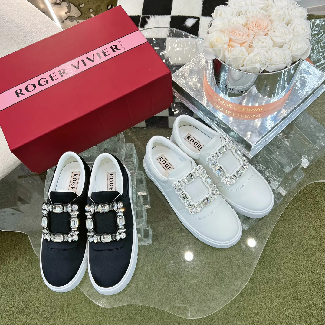 Обувь RV Shoes - Новинка ранней весны 2023 года - Белые кроссовки - Черные