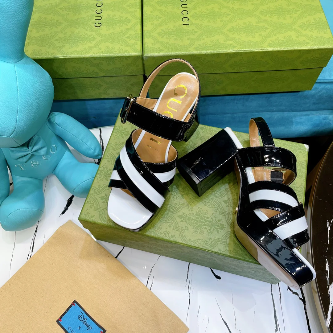 Босоножки на высоком каблуке Gucci