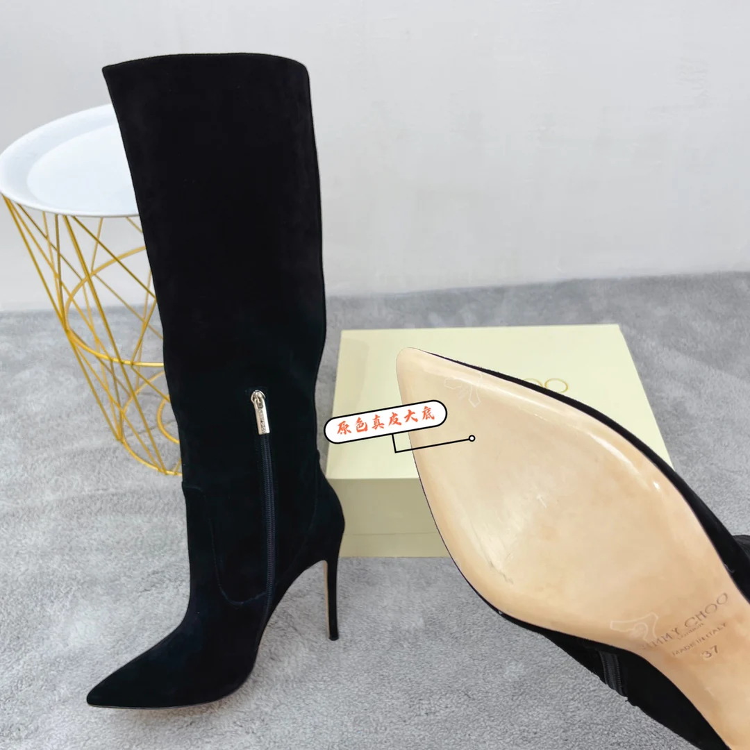 Новинка сезона осень/зима 2022 от Jimmy - Ботильоны на шпильке - Черные - 1