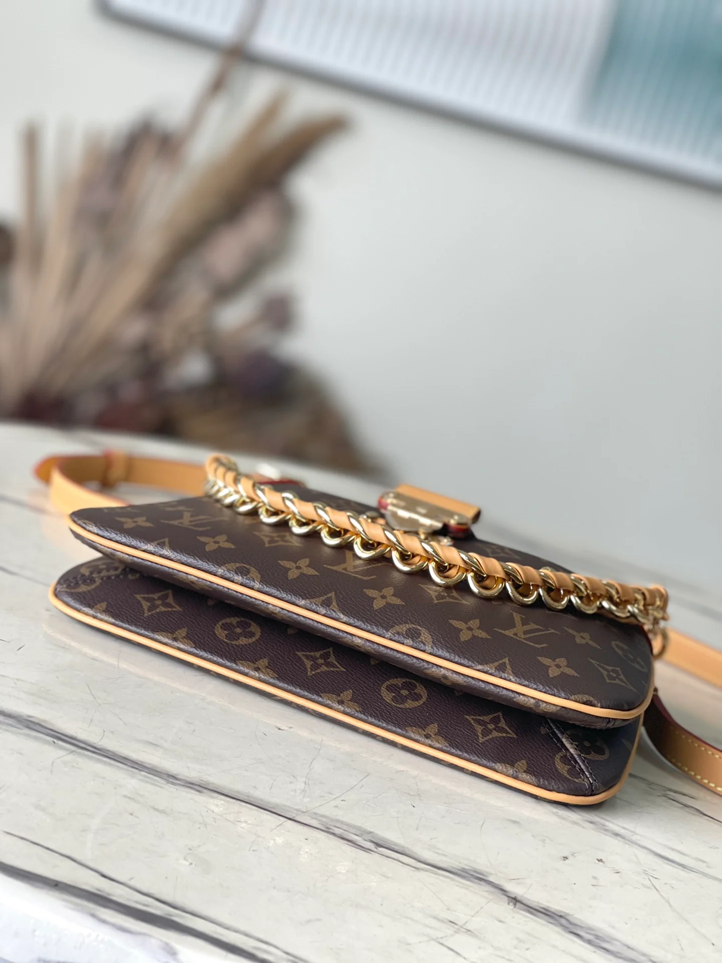 m46659-LV-lv-twinny-классическая монограмма с желтыми акцентами-сумка/сумка через плечо