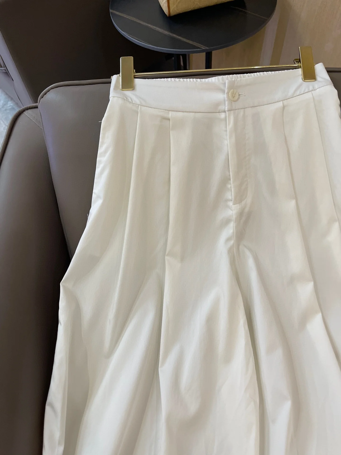 Новые широкие брюки Celine 2404-24ss - белые