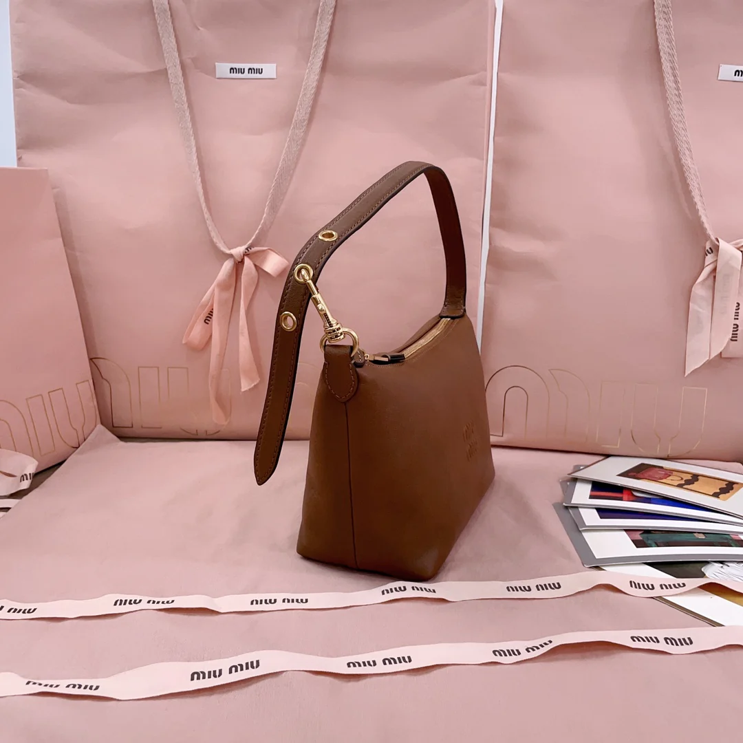 Ланч-бокс Miu Miu 5ne84 - светло-коричневый