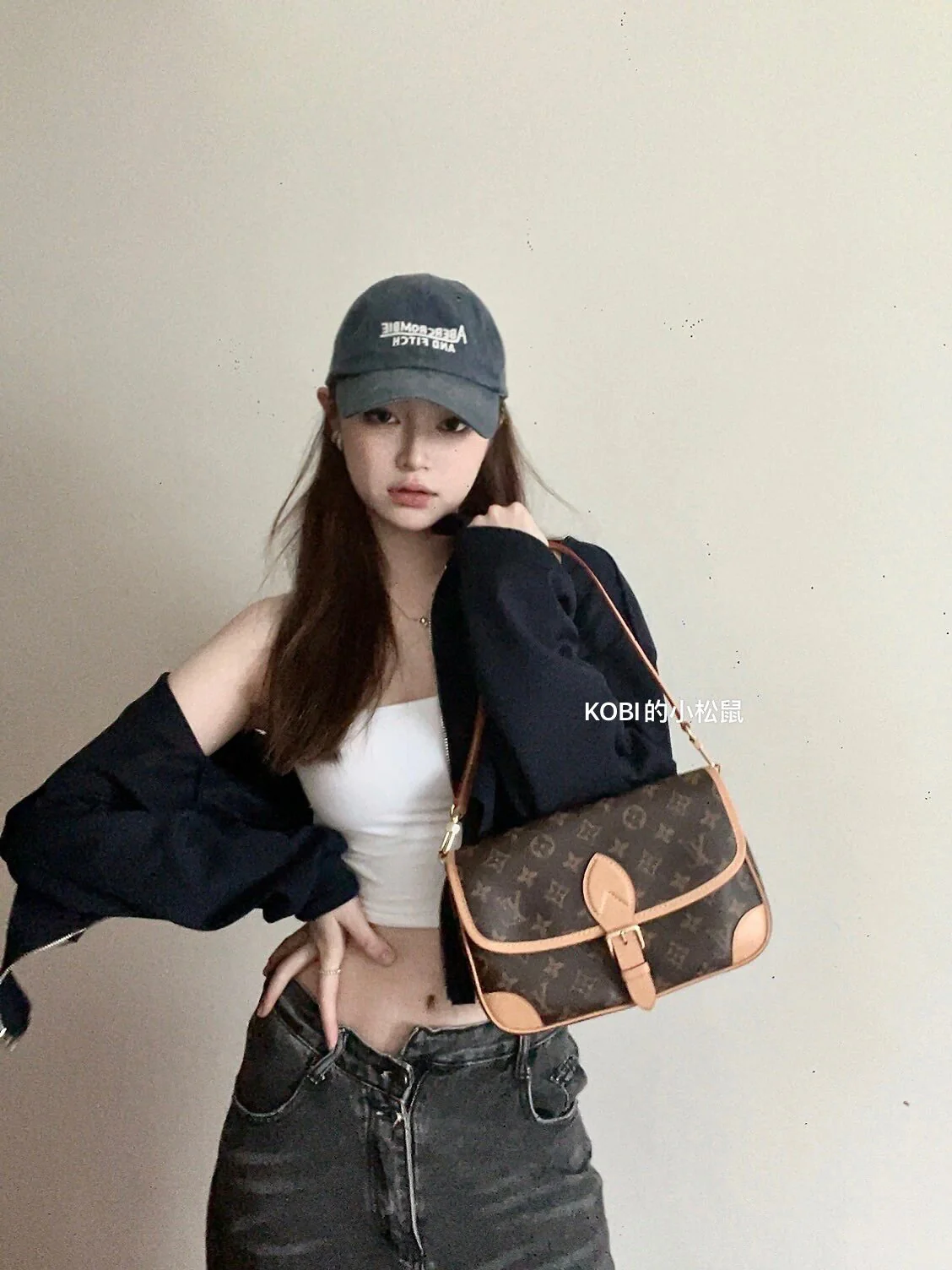 Сумка-багет m45985-LV-diane - наплечная/кроссбоди