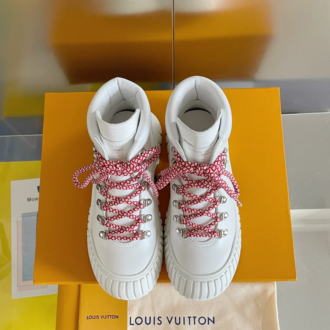 LV - Новинка сезона осень/зима 2022 - Ботильоны Ruby - Белые - 1