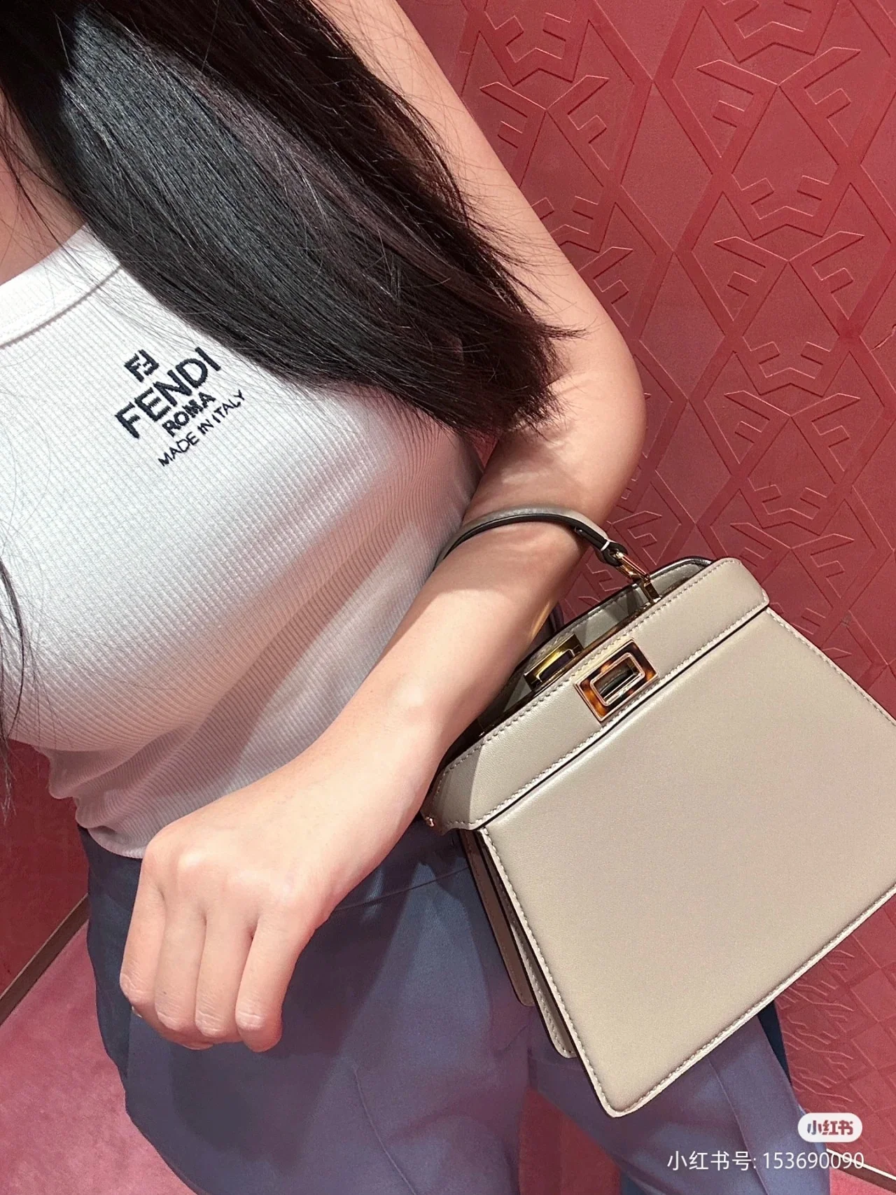 Фото Fendi Peekaboo i-see-u Small Khaki Body