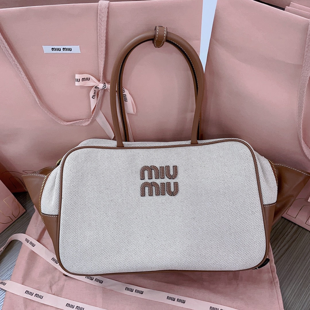 Портфель из канваса Miu Miu