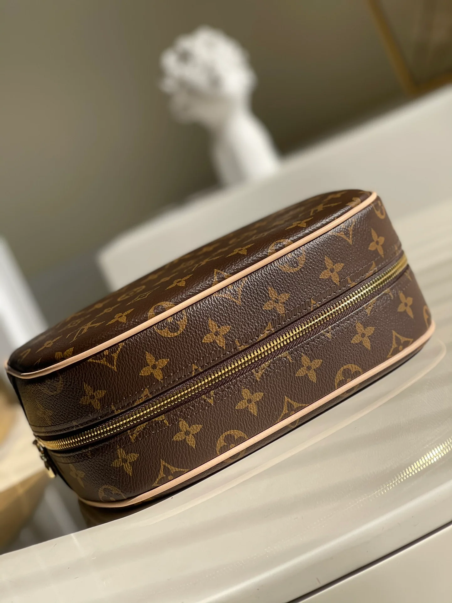 lv-m47527-damier холщовая косметичка - клатч