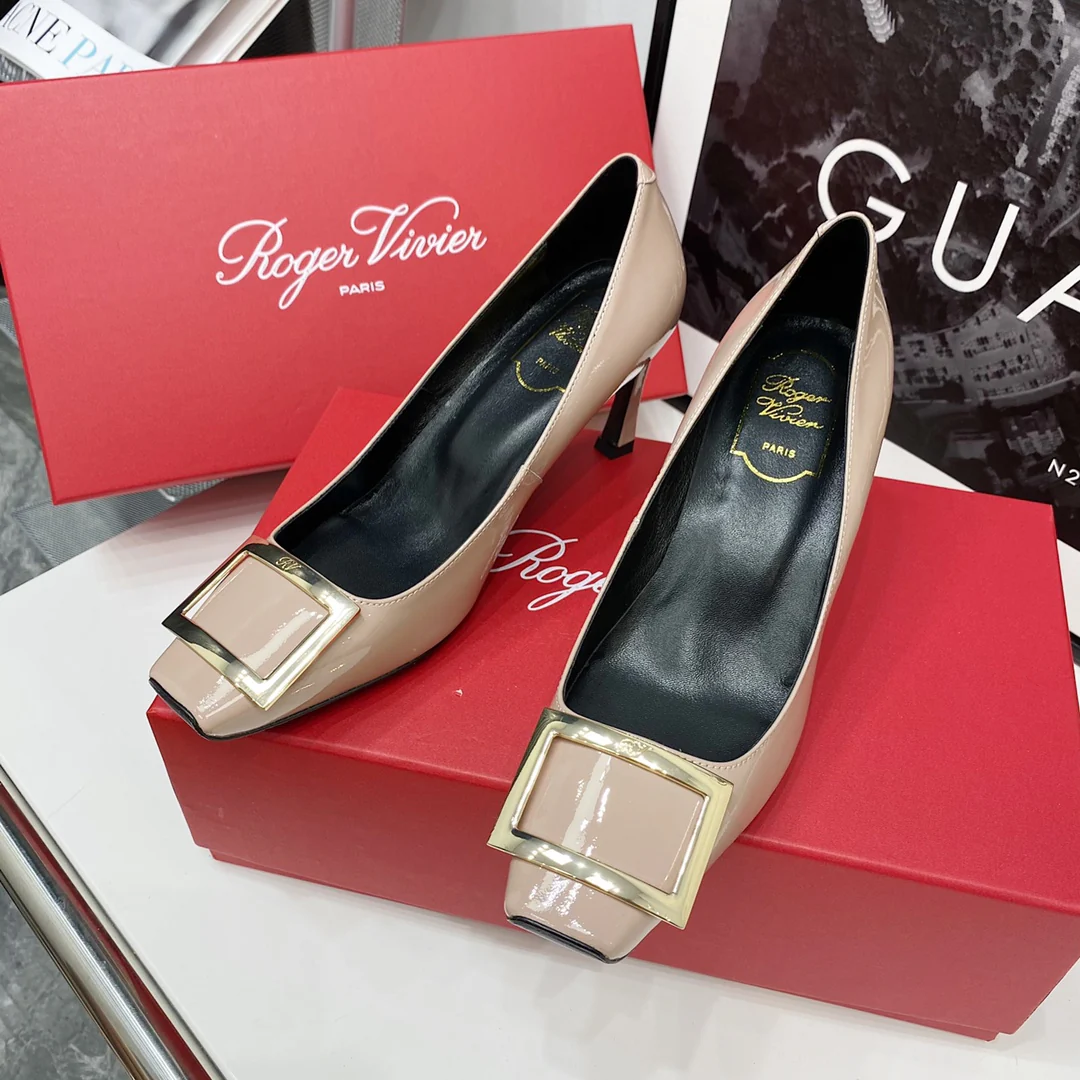 Каблук-банан RV-7-5 см - темно-абрикосовый