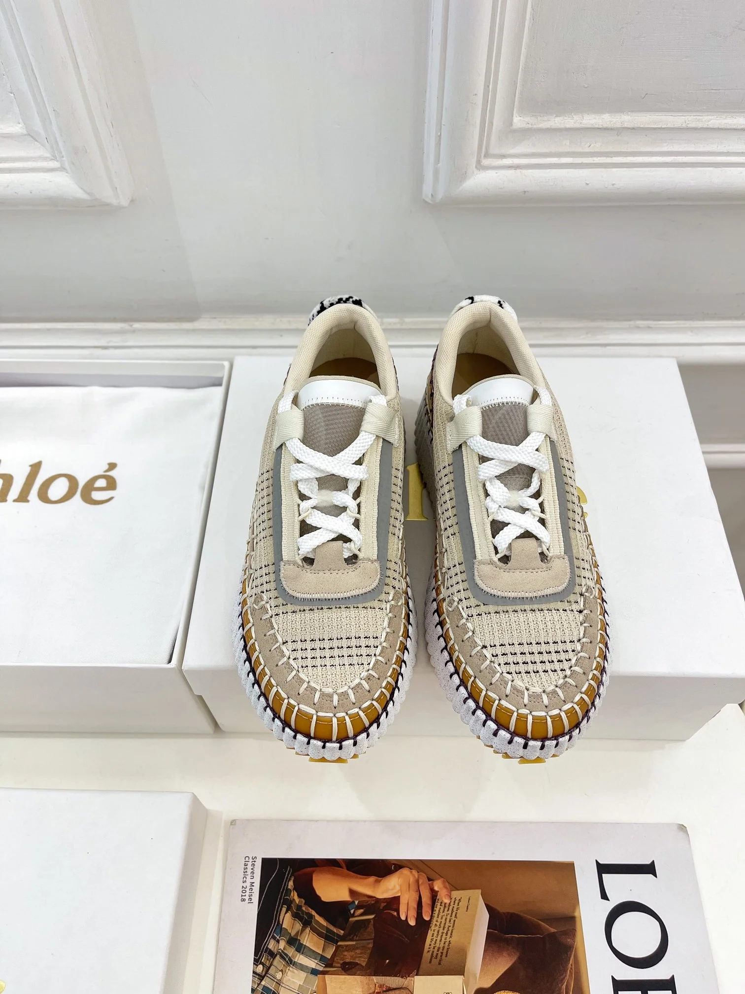 Повседневные туфли Chloe Rainbow - бежевые