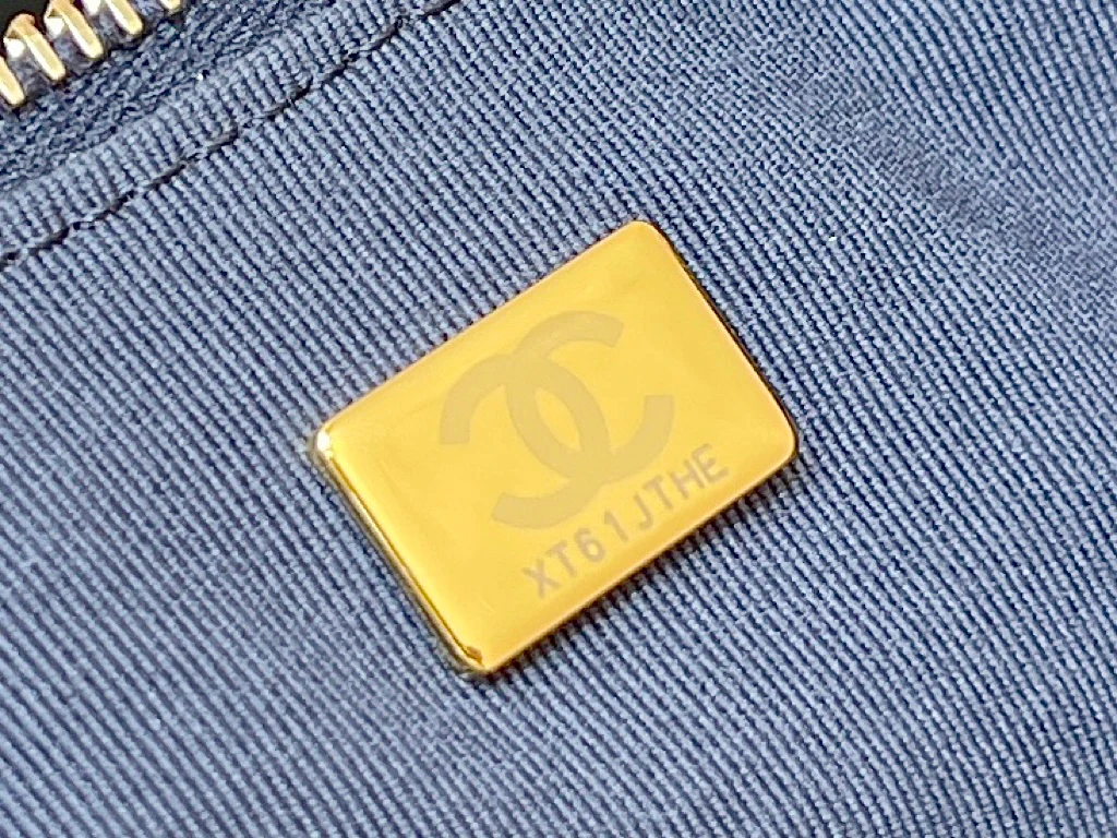 Сумка Chanel 25c Denim Hippie Bag - синяя