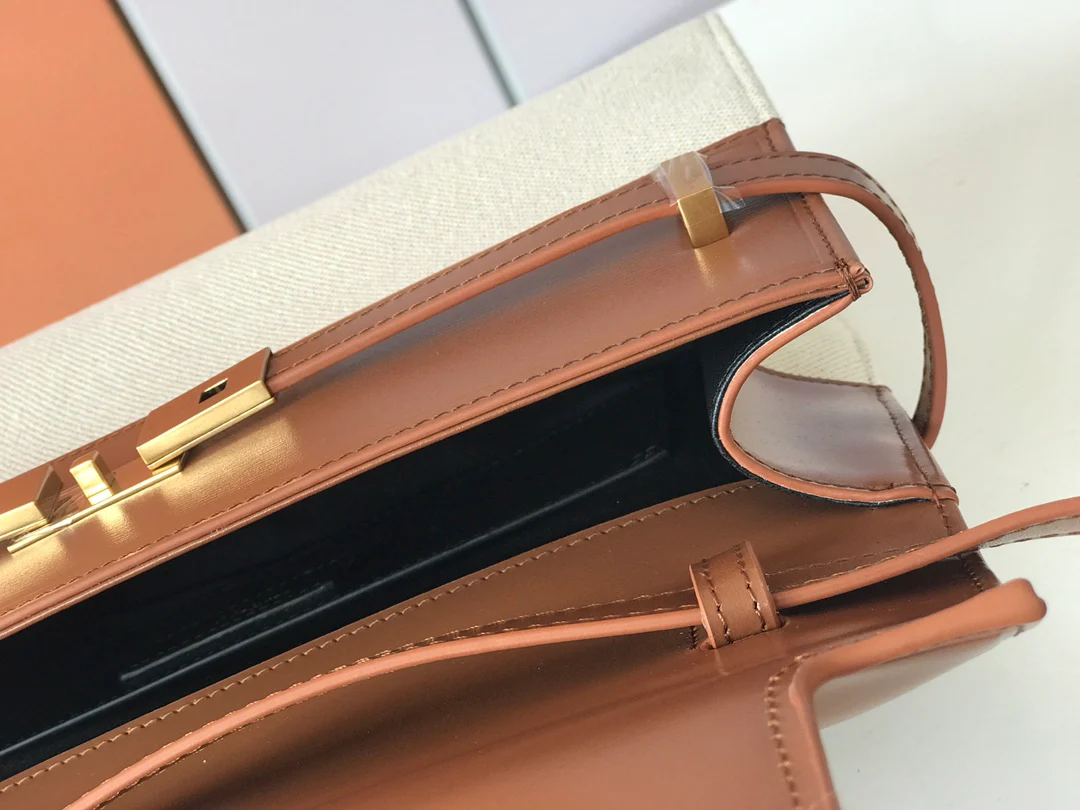 Сумка YSL Manhattan - Лен - Кожа