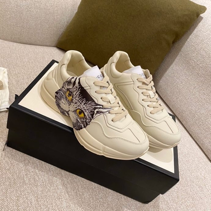 Массивные кроссовки Gucci - унисекс - 2