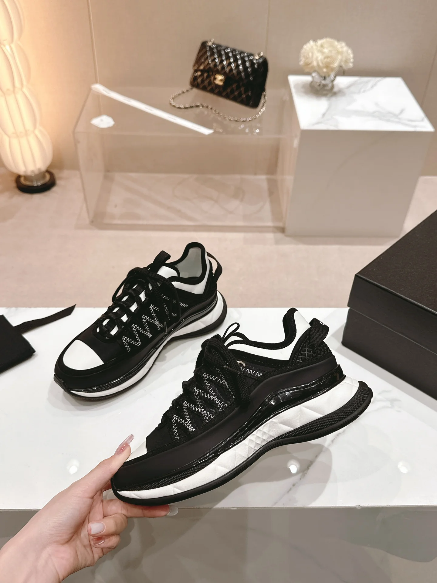 Кроссовки Chanel 2024 — черные