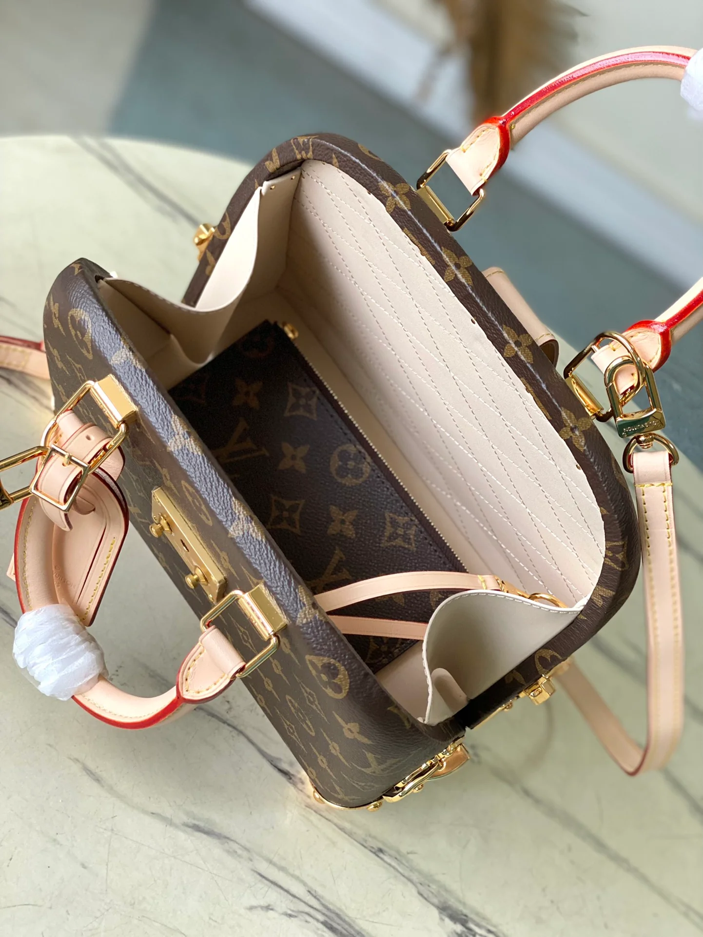 LV-m11114-Сумка Speedy, жесткий чехол, коричневый