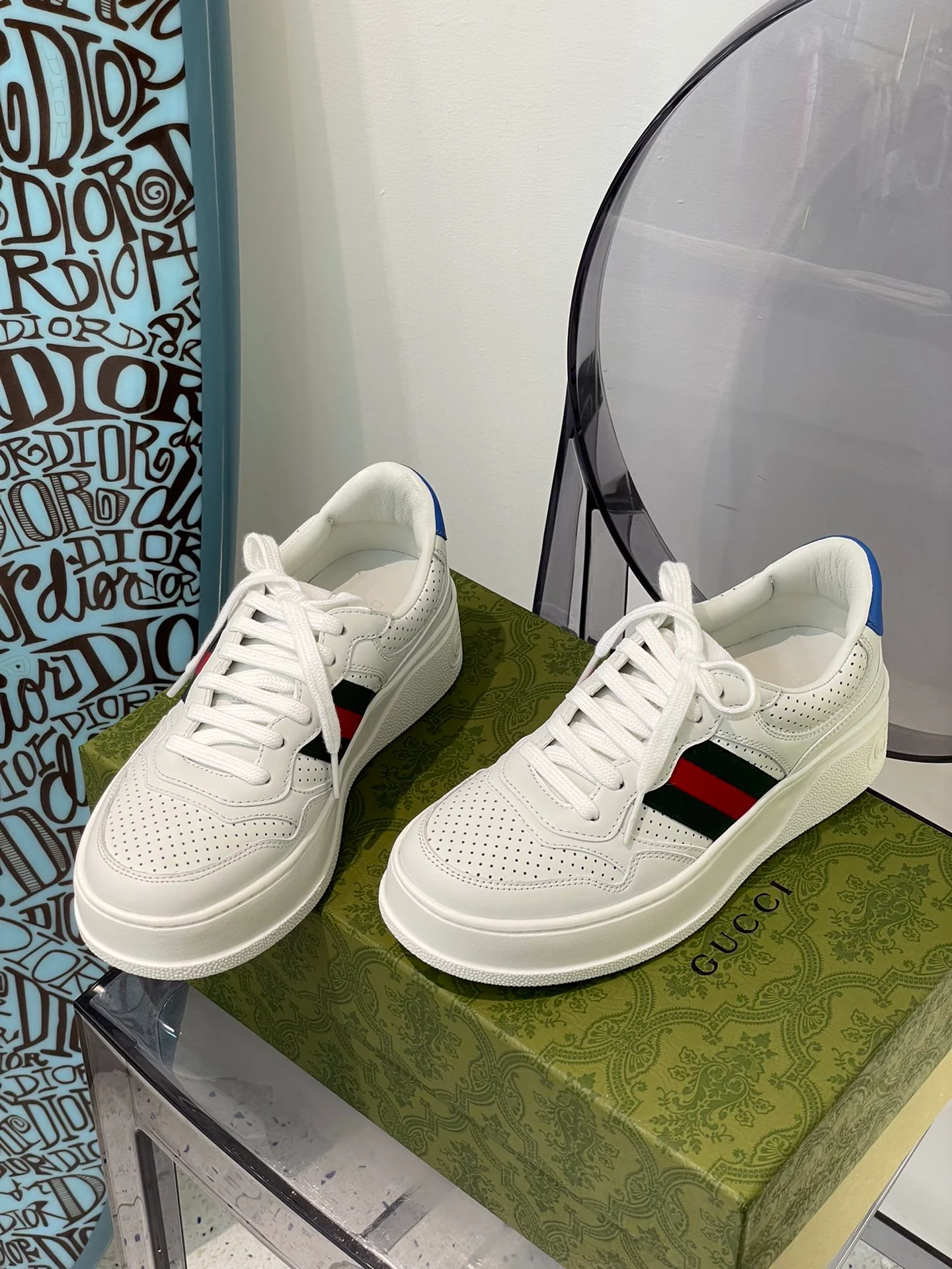 Gucci - Кроссовки на платформе - Повседневная обувь