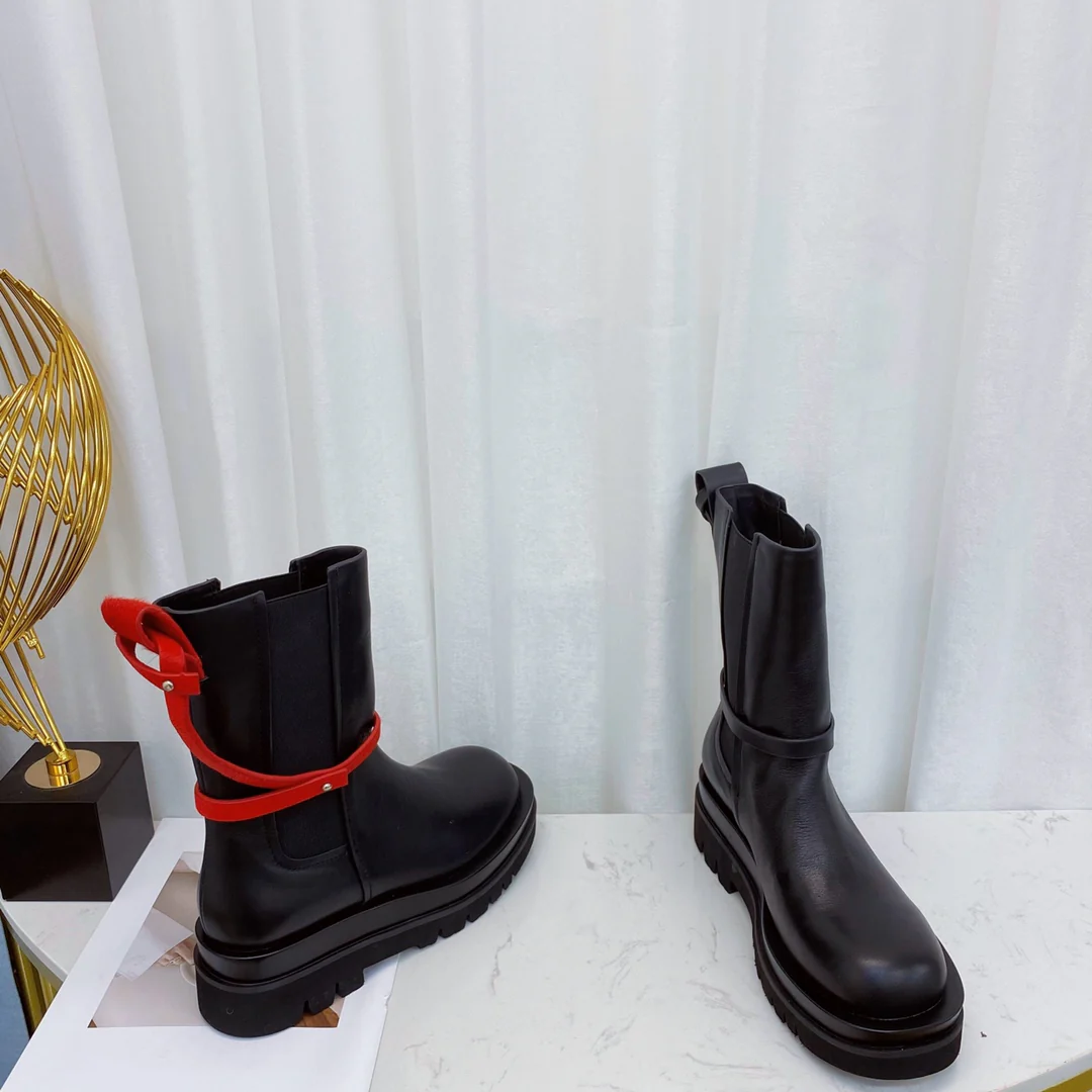 Обувь BV - BV - Уличный стиль, круглый носок - Ботинки Мартин