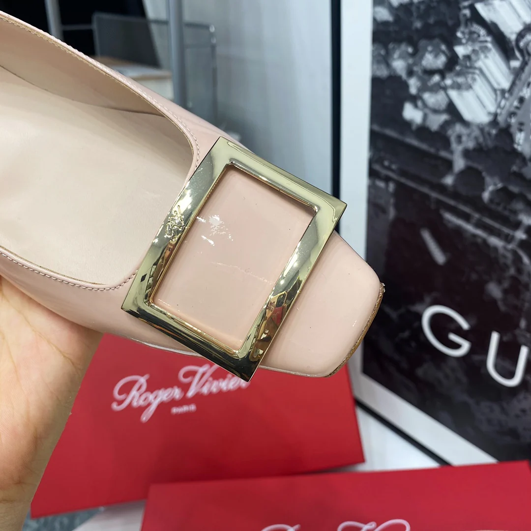 RV-Flat Square Toe-Cherloss Pink