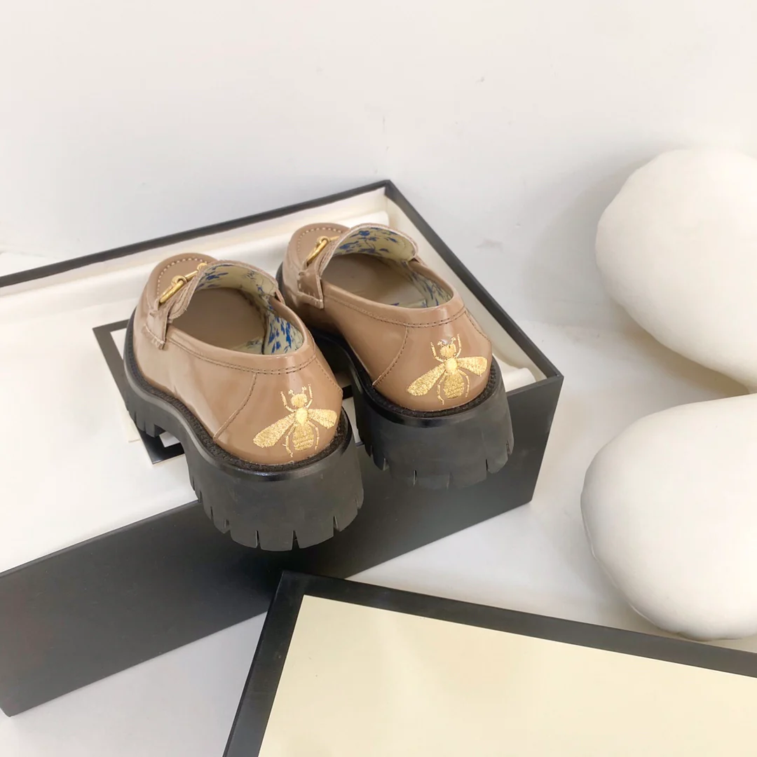 Лоферы на платформе Gucci - 4