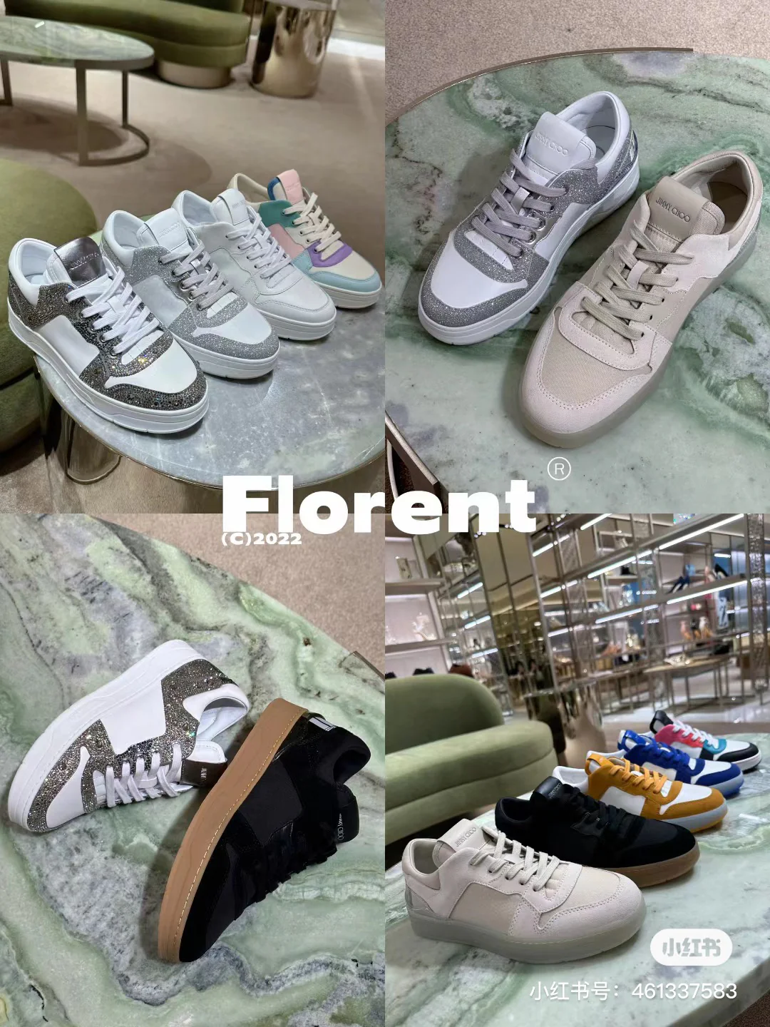 Jimmy - Новинка 2023 года - Повседневная обувь - Белая обувь со стразами