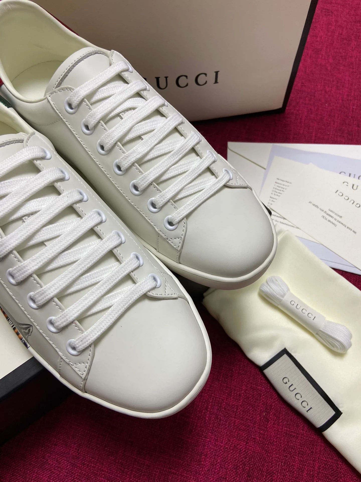 Gucci - Белые кроссовки - Кроссовки - Повседневная обувь - 10