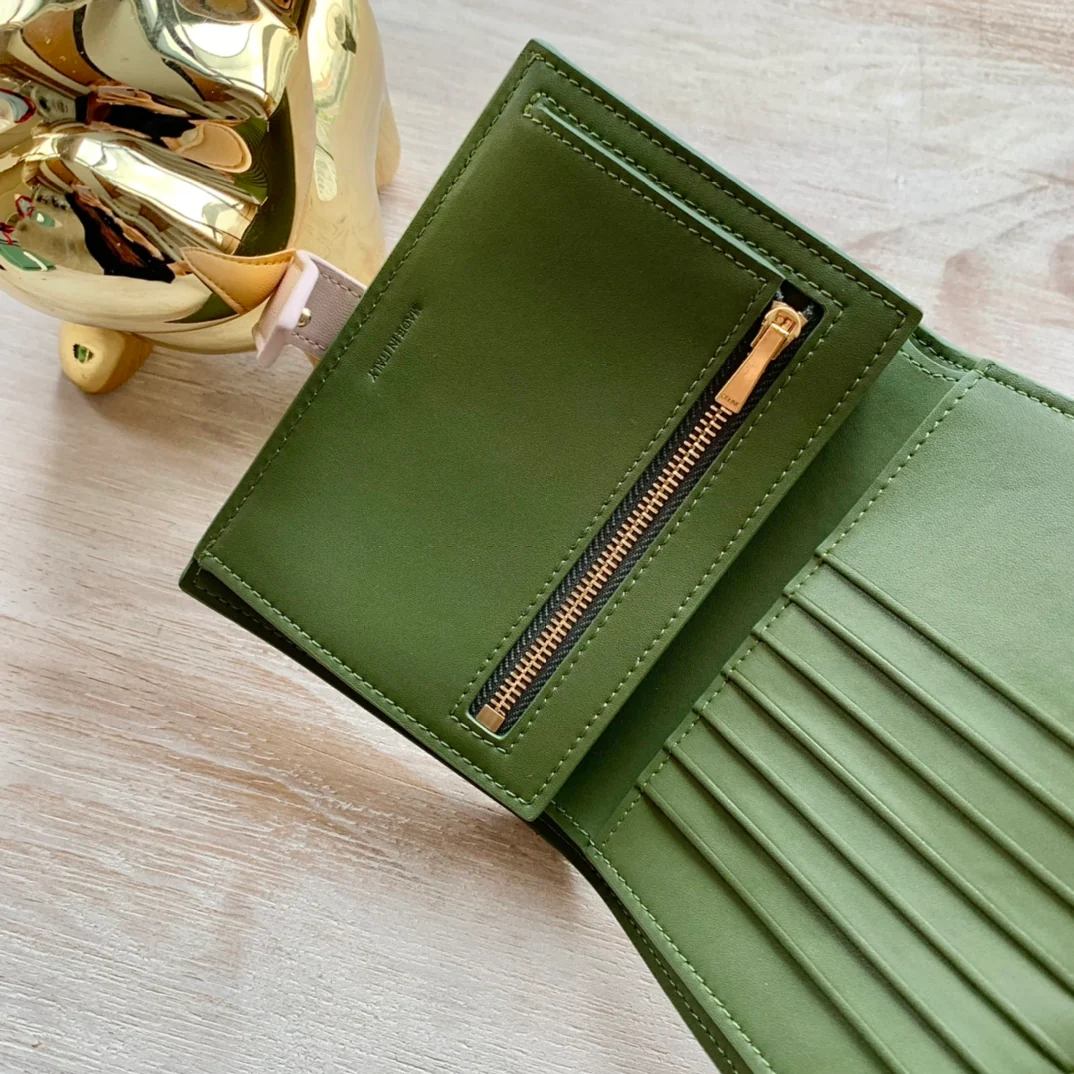 Кошелек Celine Strap из зернистой телячьей кожи - 2 шт.